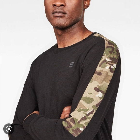 G-Star Graphic 1 Meson Ribbed Long Necked Shirt - Picture 2 of 7